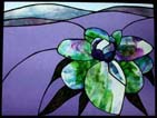 Purple Desert Stained Glass by Jezebel