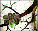 Spring Flora Stained Glass by Jezebel