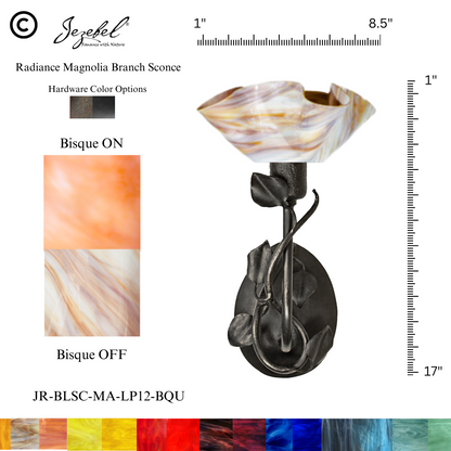 Jezebel® Magnolia Sconce, Lily Style