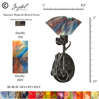 Jezebel® Magnolia Sconce, Lily Style
