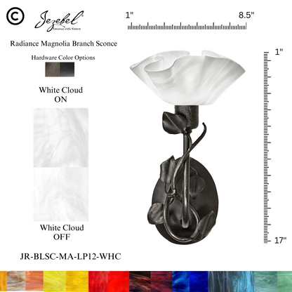 Jezebel® Magnolia Sconce, Lily Style
