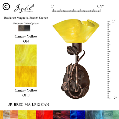 Jezebel® Magnolia Sconce, Lily Style