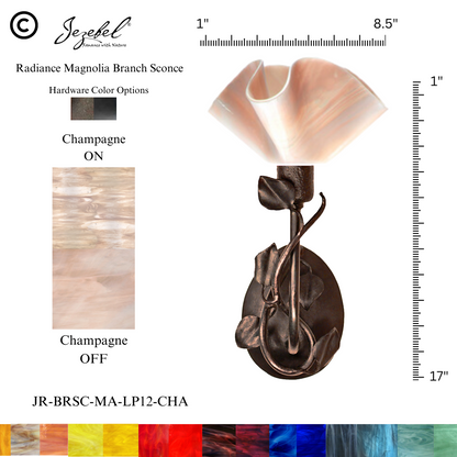 Jezebel® Magnolia Sconce, Lily Style