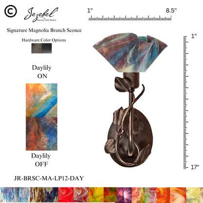 Jezebel® Magnolia Sconce, Lily Style