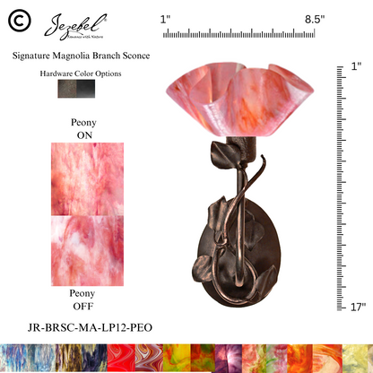 Jezebel® Magnolia Sconce, Lily Style