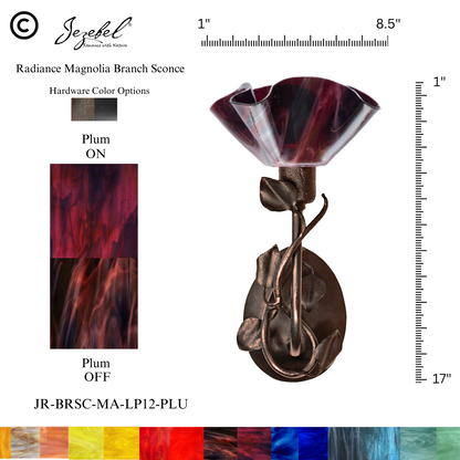Jezebel® Magnolia Sconce, Lily Style