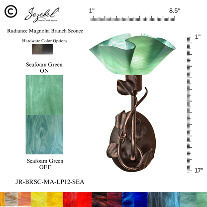 Jezebel® Magnolia Sconce, Lily Style