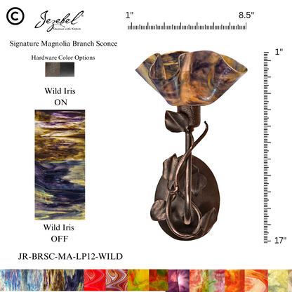 Jezebel® Magnolia Sconce, Lily Style