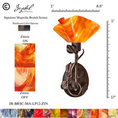 Jezebel® Magnolia Sconce, Lily Style
