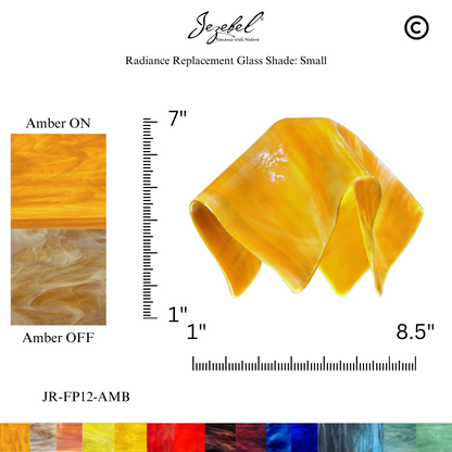 Jezebel Flame Replacement Glass, Small