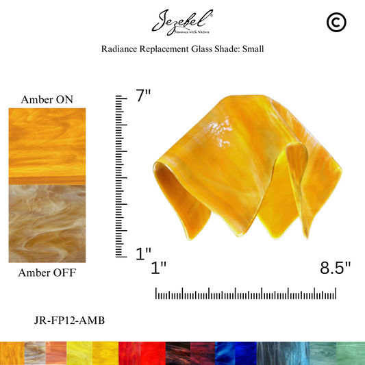 Jezebel Flame Replacement Glass, Small