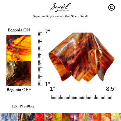 Jezebel Flame Replacement Glass, Small