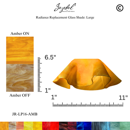 Jezebel Lily Replacement Glass, Large