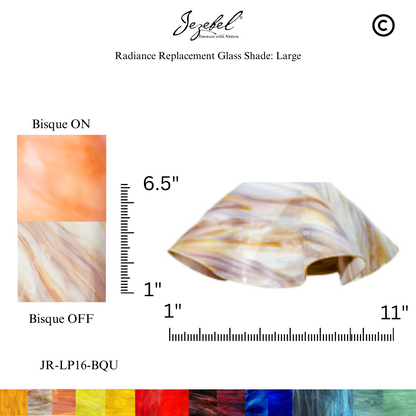 Jezebel Lily Replacement Glass, Large