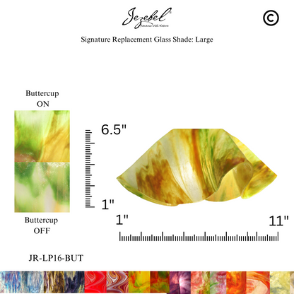 Jezebel Lily Replacement Glass, Large
