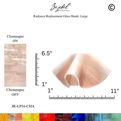 Jezebel Lily Replacement Glass, Large