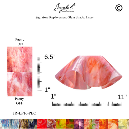 Jezebel Lily Replacement Glass, Large