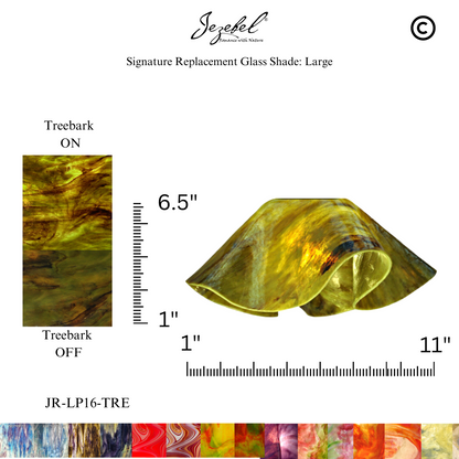 Jezebel Lily Replacement Glass, Large