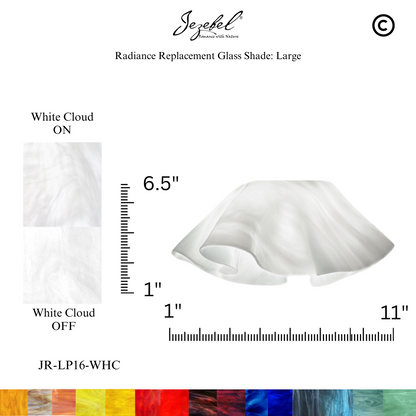 Jezebel Lily Replacement Glass, Large