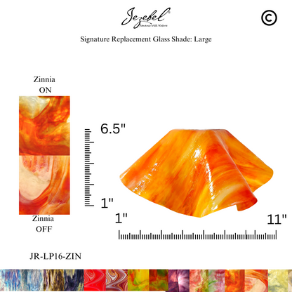 Jezebel Lily Replacement Glass, Large