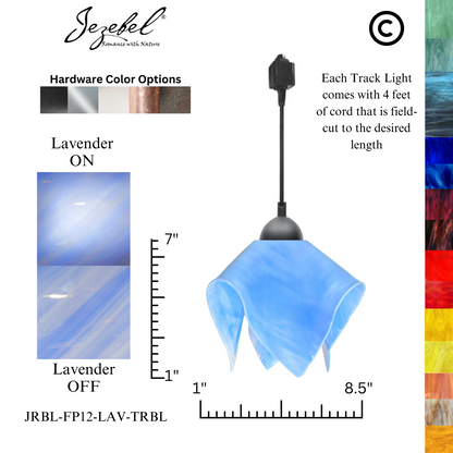 Jezebel Radiance® Track Lighting Flame Pendant, Small