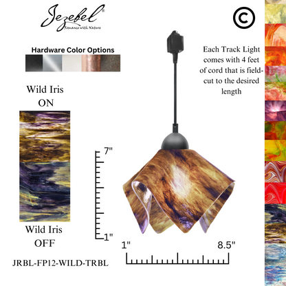 Jezebel Signature® Track Lighting Flame Pendant, Small