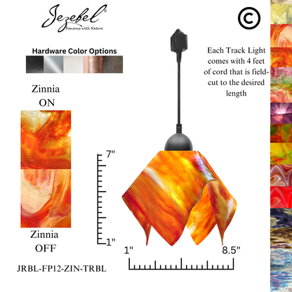 Jezebel Signature® Track Lighting Flame Pendant, Small