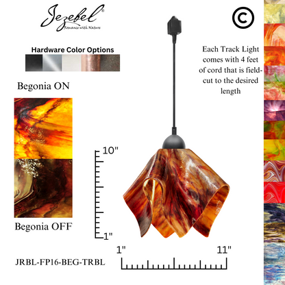 Jezebel Signature® Track Lighting Flame Pendant, Large