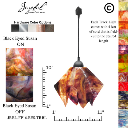Jezebel Signature® Track Lighting Flame Pendant, Large