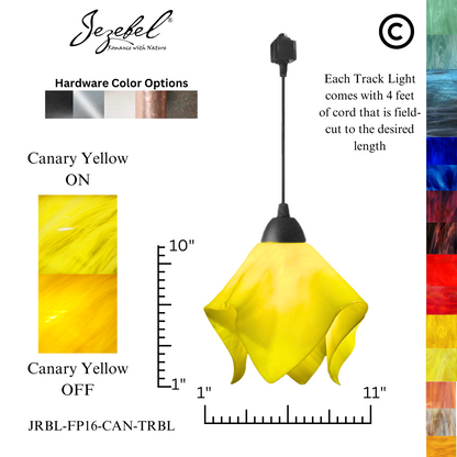 Jezebel Radiance® Track Lighting Flame Pendant, Large