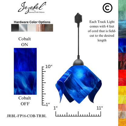 Jezebel Radiance® Track Lighting Flame Pendant, Large