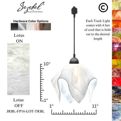 Jezebel Signature® Track Lighting Flame Pendant, Large