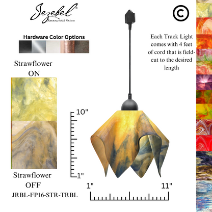 Jezebel Signature® Track Lighting Flame Pendant, Large