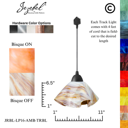 Jezebel Radiance® Track Lighting Lily Pendant, Large