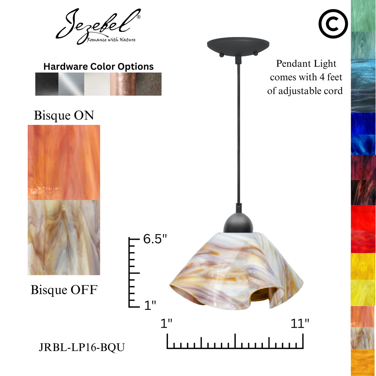 Jezebel Radiance® Lily Pendant, Large
