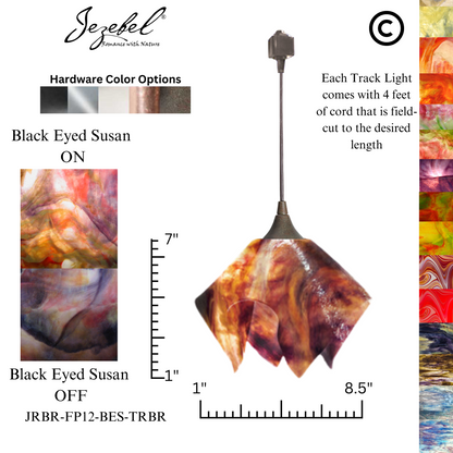Jezebel Signature® Track Lighting Flame Pendant, Small