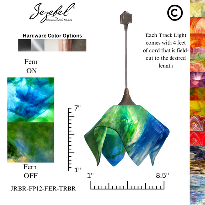 Jezebel Signature® Track Lighting Flame Pendant, Small