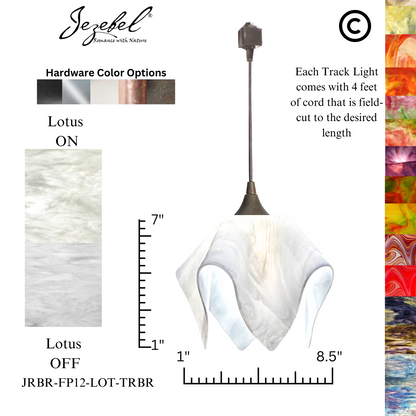 Jezebel Signature® Track Lighting Flame Pendant, Small