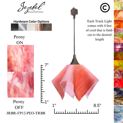 Jezebel Signature® Track Lighting Flame Pendant, Small