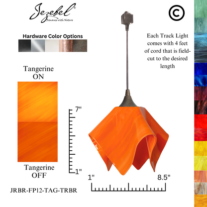 Jezebel Radiance® Track Lighting Flame Pendant, Small