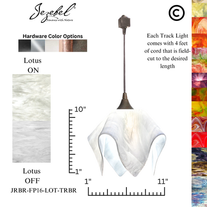 Jezebel Signature® Track Lighting Flame Pendant, Large