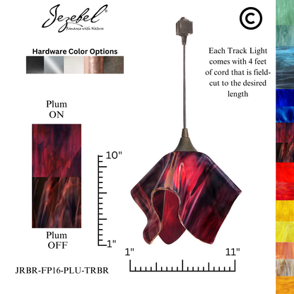 Jezebel Radiance® Track Lighting Flame Pendant, Large