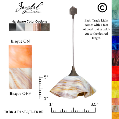 Jezebel Radiance® Track Lighting Lily Pendant, Small