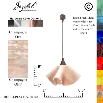 Jezebel Radiance® Track Lighting Lily Pendant, Small