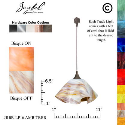 Jezebel Radiance® Track Lighting Lily Pendant, Large