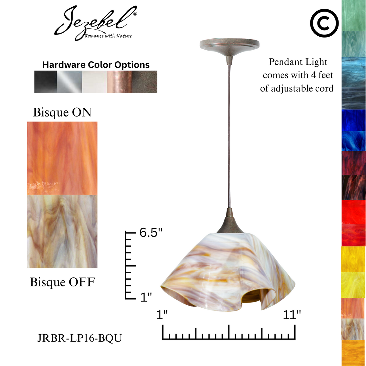 Jezebel Radiance® Lily Pendant, Large