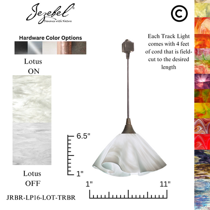 Jezebel Signature® Track Lighting Lily Pendant, Large
