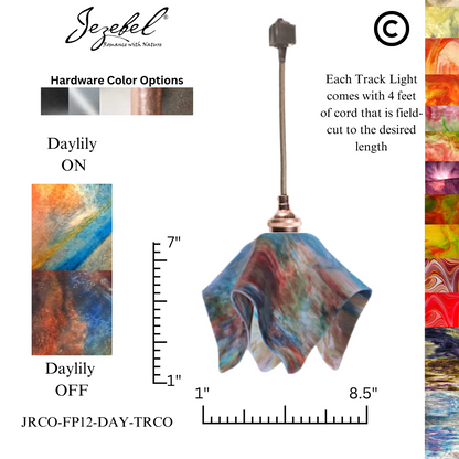 Jezebel Signature® Track Lighting Flame Pendant, Small