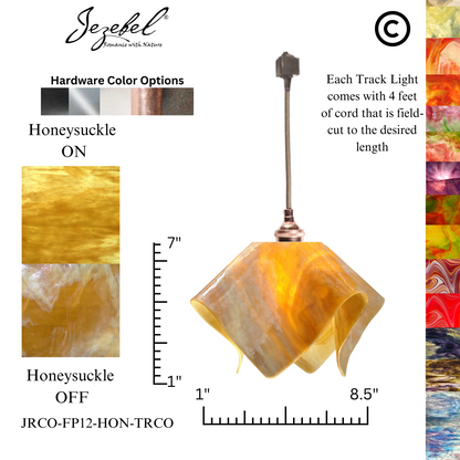 Jezebel Signature® Track Lighting Flame Pendant, Small