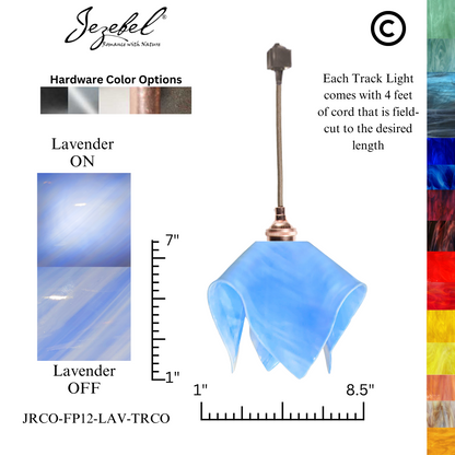 Jezebel Radiance® Track Lighting Flame Pendant, Small
